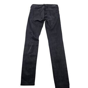 Jegging super stretch sz 2 black grunge skinny jeans women emo skater y2k 90s